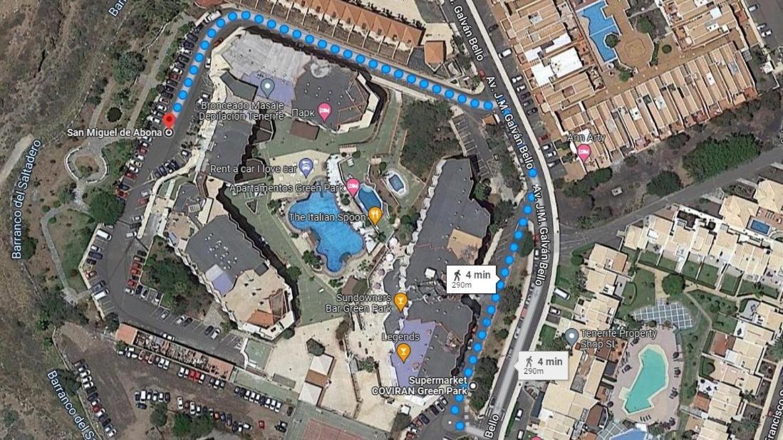 Apartamento Tipo Estudio En Apartamentos Green Park, Golf Del Sur, Tenerife San Miguel de Abona Dış mekan fotoğraf